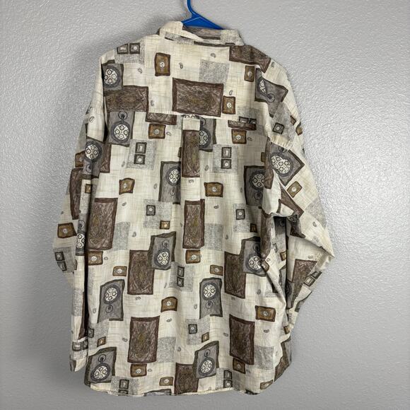 Chaps Ralph Lauren Men’s XL Maximalist Pocket Watch Long Sleeve Button Up Shirt - Picture 6 of 9